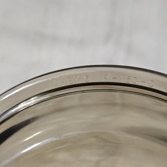 Corning Ware Pyrex P-150-C Grab It Amber Glass Replacement Lid Only - Picture 3 of 5